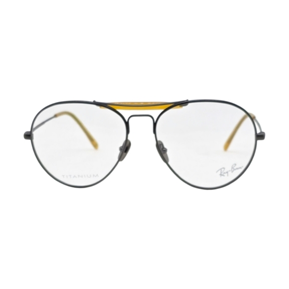Ray-Ban  limited edition Gun metal and Gold Aviator Glasses titanium - Picture 1 of 8